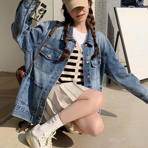 Endless Cereal牛仔外套女装欧洲站2025早春新款欧货女装宽松上衣图片
