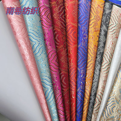 织锦缎布料旗袍红木沙发坐垫尼龙