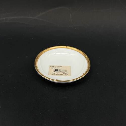 Noritake/则武 ROCHELLE GOLD系列.中式调羹.味碟/酱油碟骨瓷餐具