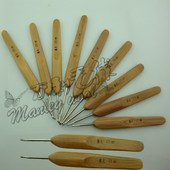 万利毛线 一只 3.5元 编织用品钩针工具 木柄钩针