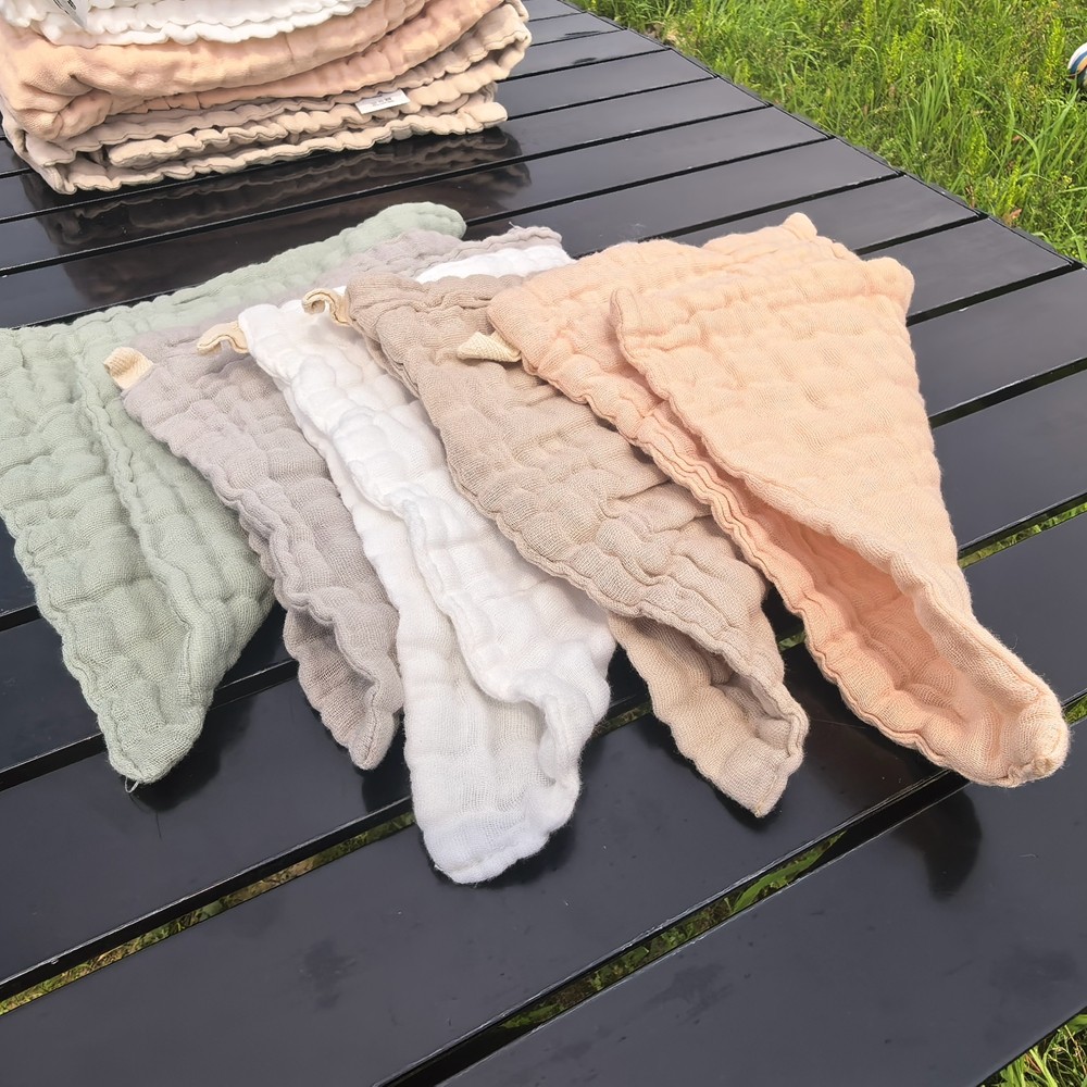 婴儿毛巾纯棉A类纱布柔软不掉毛新生儿童洗脸小方巾口水巾汗巾棉,婴童用品,口水巾,淘宝优惠券,粉丝福利购,淘宝优惠卷