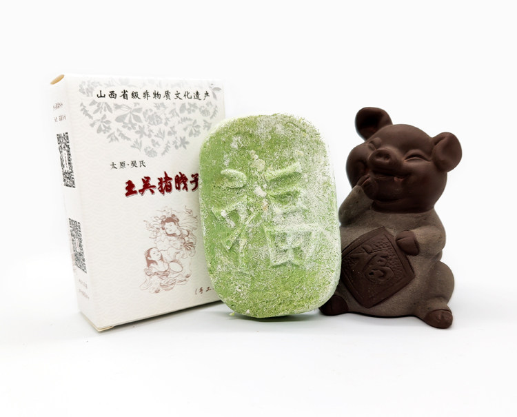 王吴猪胰子香型传统古皂手工皂/山西省非遗/天然手工皂猪胰子50g