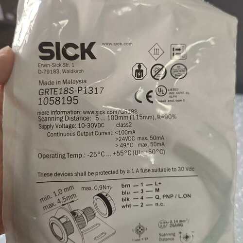 议价光电传感器GRTE18S-P1317，订货号105819可维修