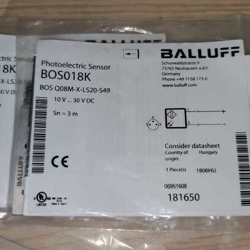 议价巴鲁夫BOS018K可维修
