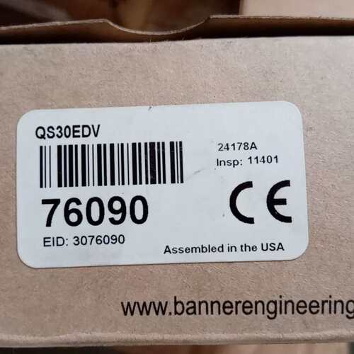 议价邦纳BANNER QS30EDV传感器，型号76可维修