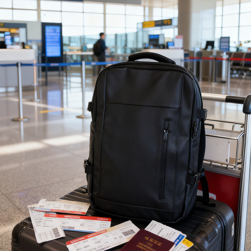 抽真空压缩气密袋商务男女通用大容量旅行背包电脑出差行李双肩包