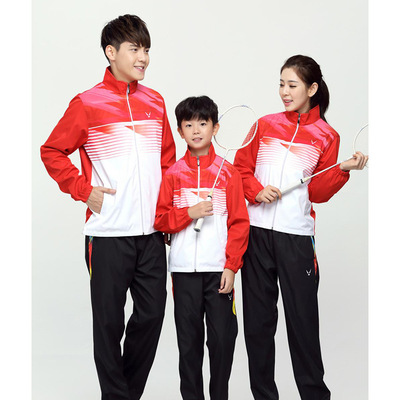 秋冬成人款网羽队服比赛训练服儿童运动出场服兵羽登山服套装班服