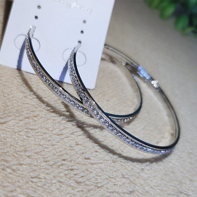 精致金属高级感925纯银针耳环