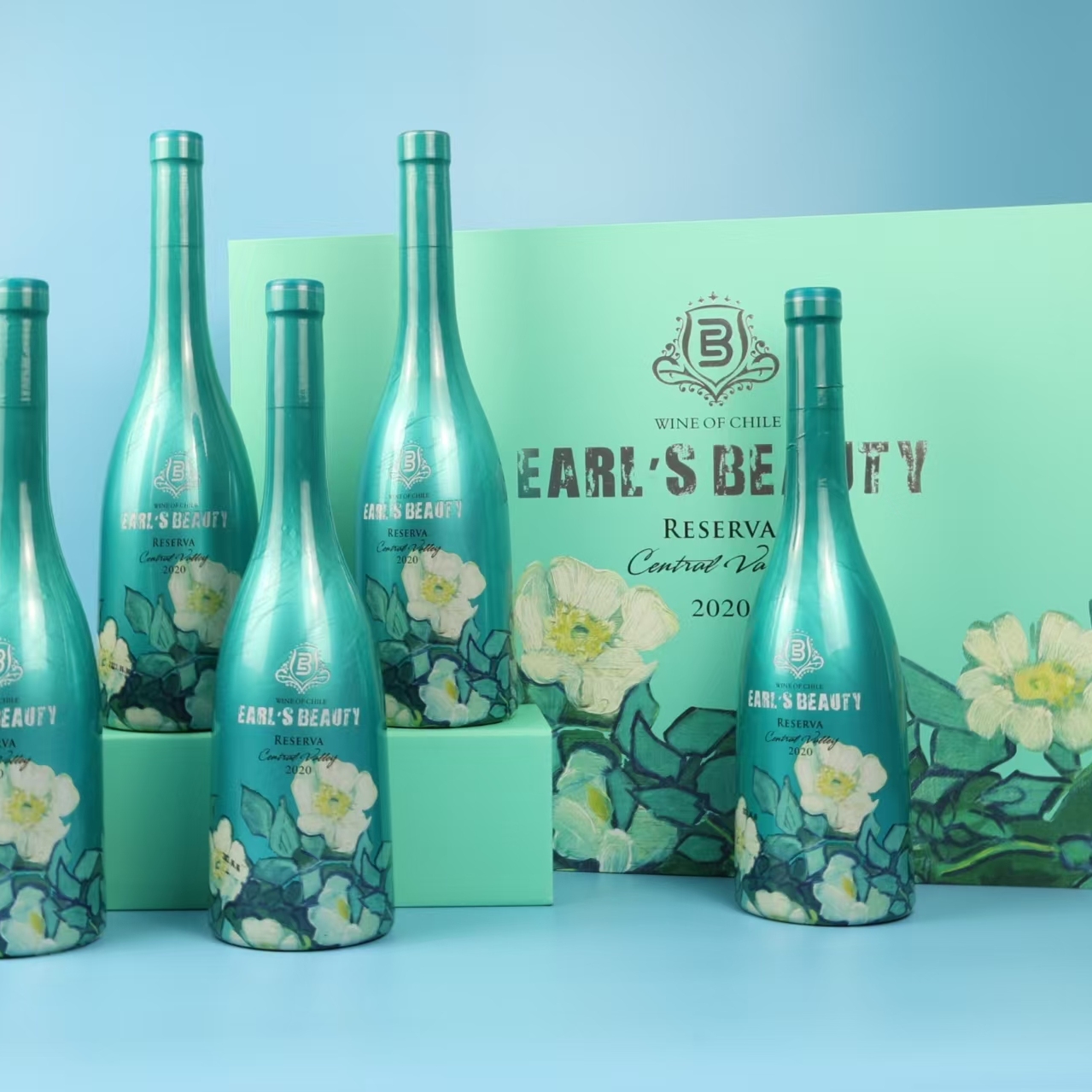 智利原瓶进口干红葡萄酒，伯爵红颜14%VOL