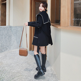 现货！2024系腰带单面呢大衣外套275-C115-P195278，女装毛呢外套，2D082
