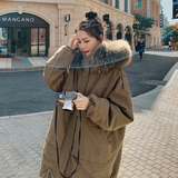 现货冬季新款加厚派克服内胆兔毛275-A1936-P195278，女装棉衣/棉服，2D082