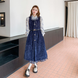 2026年新品韩系学院风衬衫俩件套2D082-G203-P195298，女装连衣裙，2D082