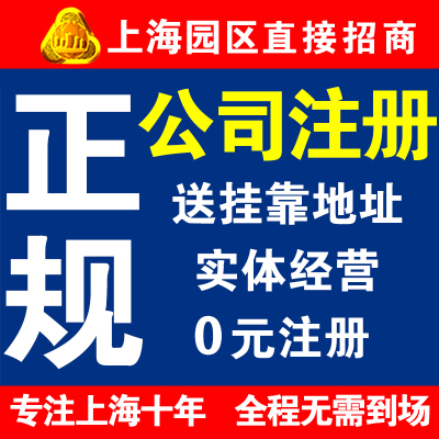 上海公司代理登记营业执照代理记账申请注册企业注销变更法人闵行