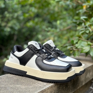 不对称圆方头鞋choco厚底增高鞋男女鞋百搭运动鞋板鞋6cm增高鞋