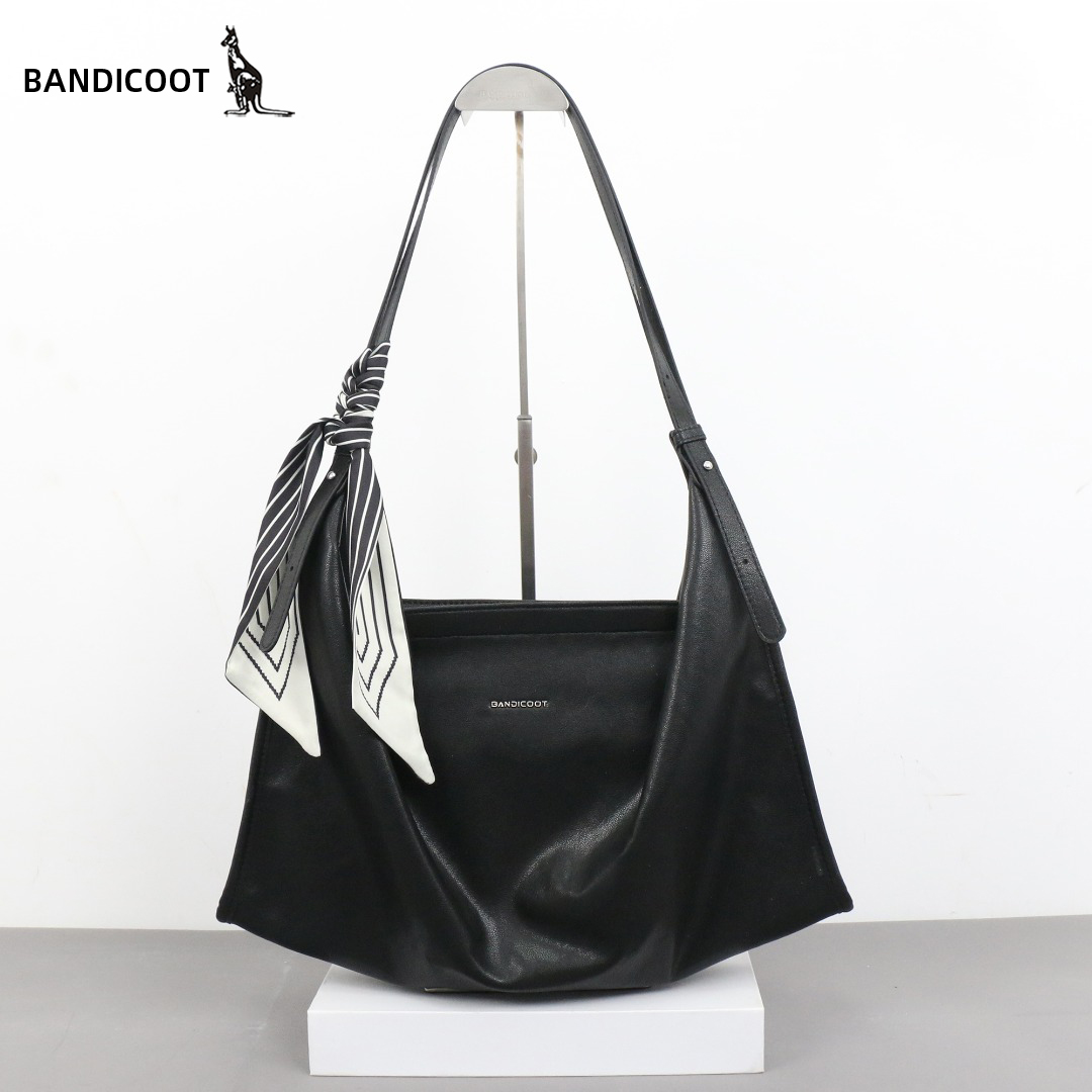 袋鼠真皮松驰感通勤腑下包