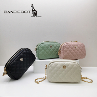 袋鼠女包小包包女夏轻便2026年洋气百搭仙气长方形斜跨包小香风潮