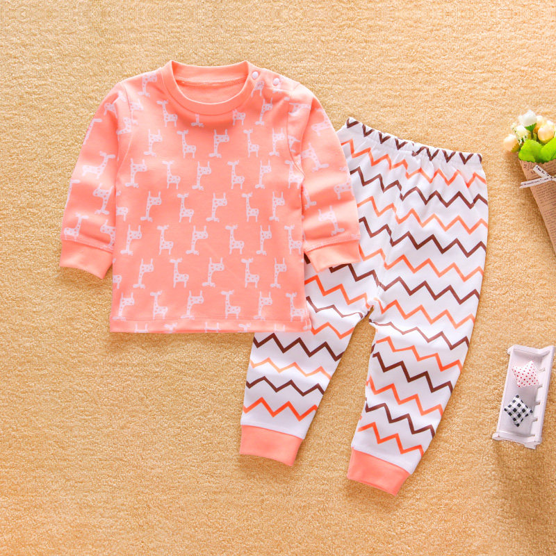 婴儿内衣套装纯棉春秋分体打底