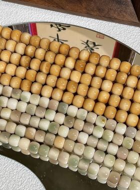 老料花皮长条菩提手串天然风化原籽菩提佛珠念珠手串多宝手串