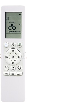 RN10A3(B)-BGEF适用于美的空调制热速冷清新空气新风柜挂机遥控器