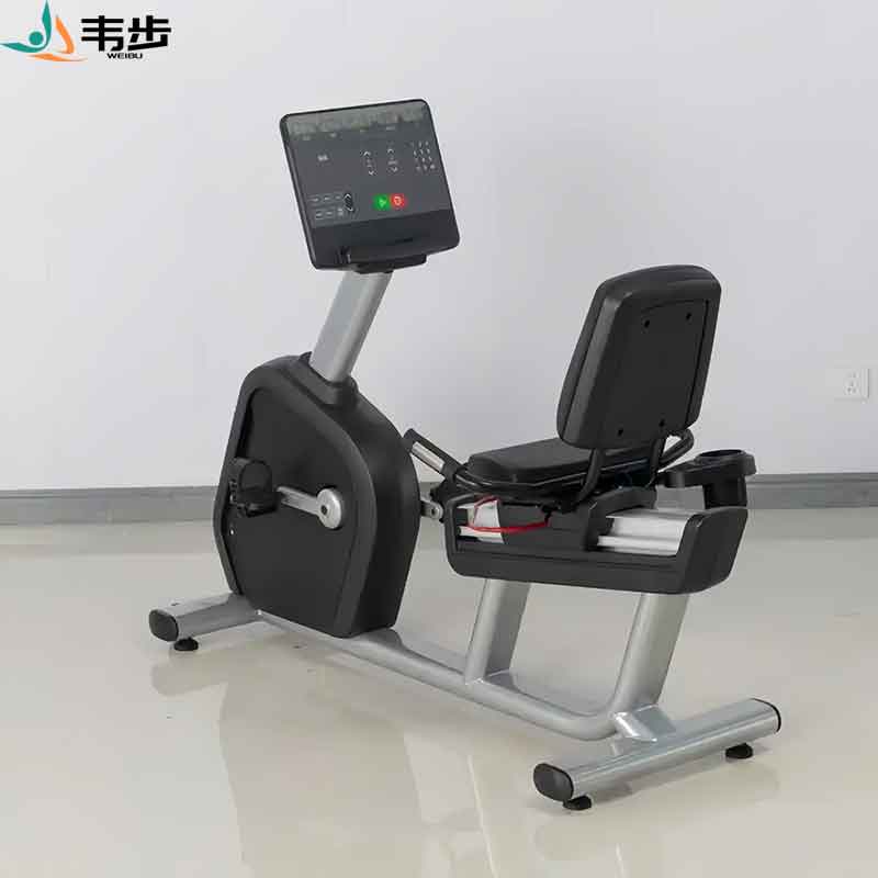 韦步WB-5015商用卧式磁控健身车家用健身房室内运动背靠式健身车