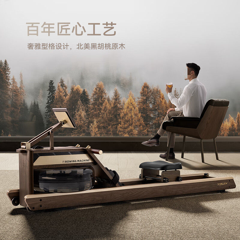 麦瑞克XR5绝影划船机EMS水磁双阻划船机家用健身房有氧器材