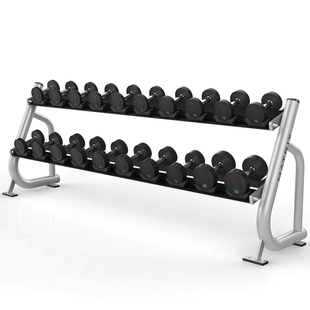 美国乔山MATRIX双层哑铃架MG-A84健身房双层哑铃架