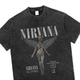t恤男女夏季 Nirvana涅槃乐队美式 复古水洗做旧短袖 宽松高街潮牌UT
