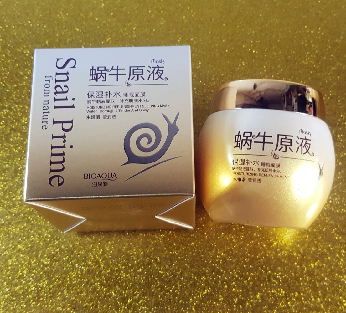 泊泉雅蜗牛原液保湿120g睡眠面膜