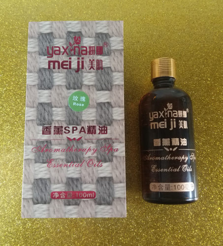 妍娜美肌玫瑰精油100gspa香薰按摩精油脸部舒缓功效备注正品美容