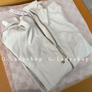 细节控专属~金拉链连帽修身夹克 健身跑步运动外套