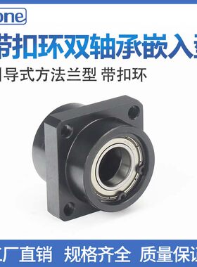 引导型嵌入型方法兰双轴承座