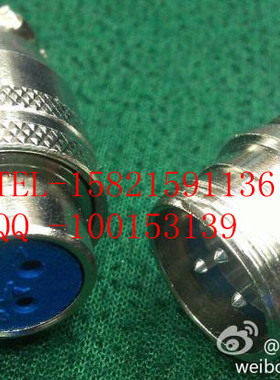 航空插头插座XS16K3P XS16J3Y 3芯4芯5芯 螺纹式XS16K5P XS16J4P