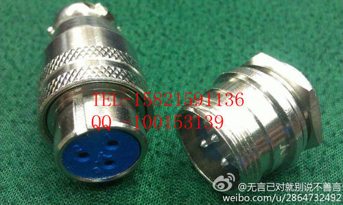 航空插头插座XS16K3P XS16J3Y 3芯4芯5芯 螺纹式XS16K5P XS16J4P