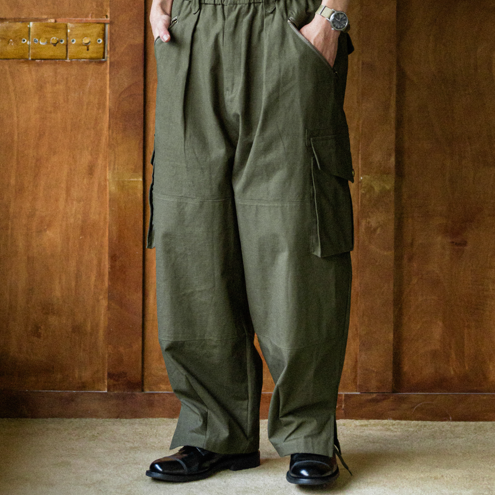 BBS复古九分山岳作战军裤