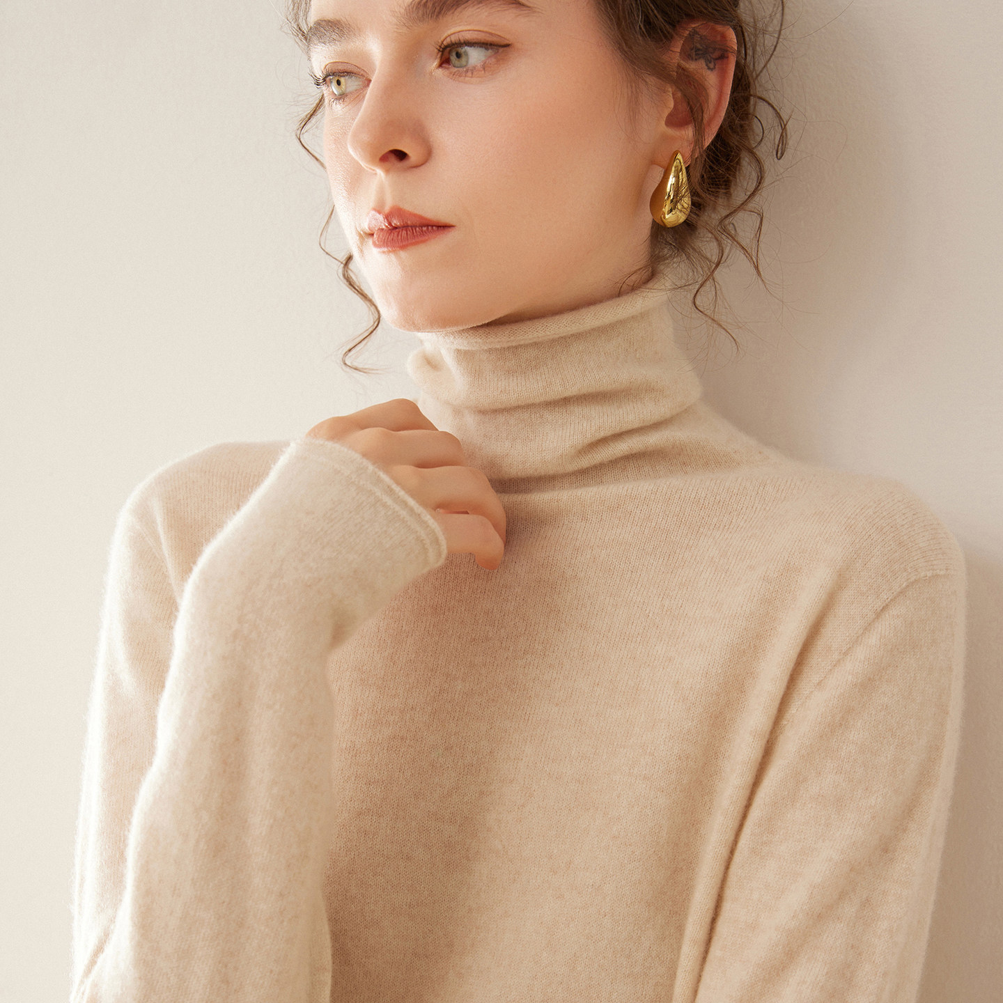 一线成衣山羊绒衫女高领毛衣冬季内搭纯色堆堆领羊绒针织打底衫,女装/女士精品,毛针织衫,淘宝优惠券,粉丝福利购,淘宝优惠卷