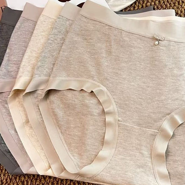 磨毛羊绒暖肤简约舒适中高腰