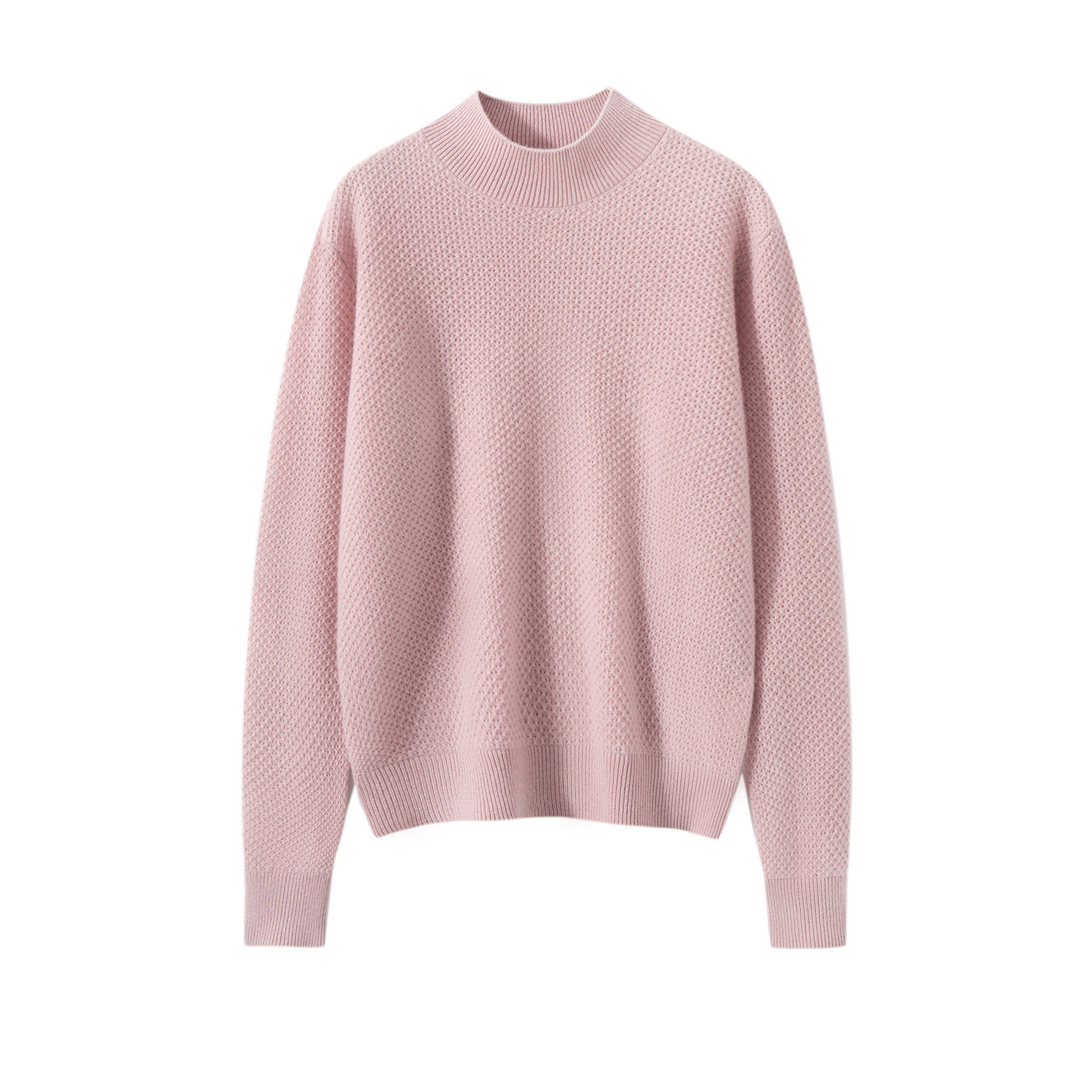 康赛妮极简风纯山羊绒衫女编花半高领套头加厚针织衫长袖毛衣上衣,女装/女士精品,羊绒衫,淘宝优惠券,粉丝福利购,淘宝优惠卷