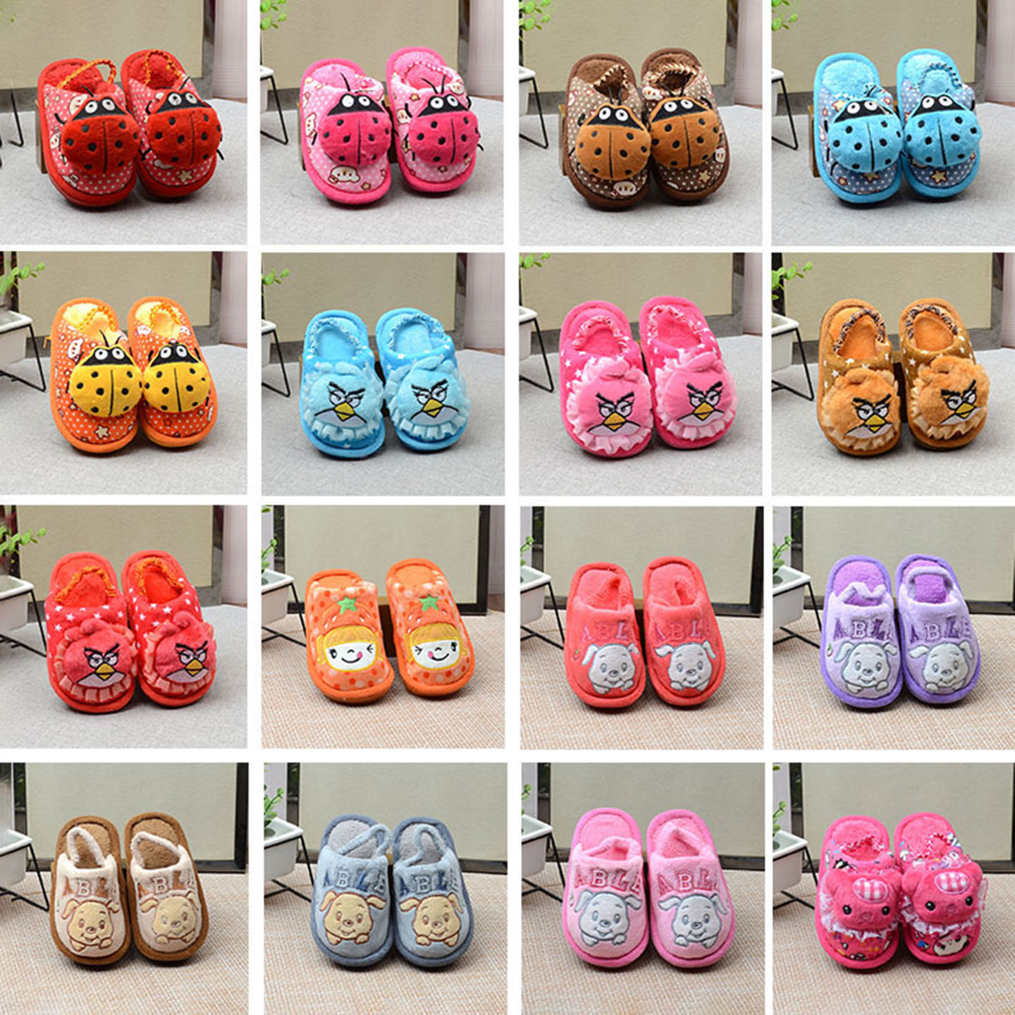 儿童宝宝拖鞋爸爸女松紧带防滑鞋