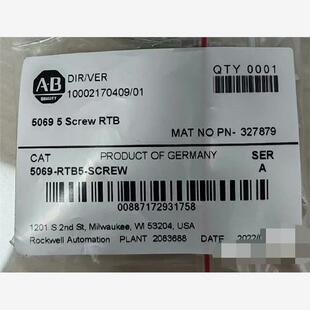 RTB5 5069 SCREW全新原装 现货 标价 直发 维修