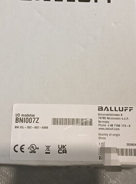 【维修】巴鲁夫BALLUFF I/O模块 BNI007Z，型号BNI