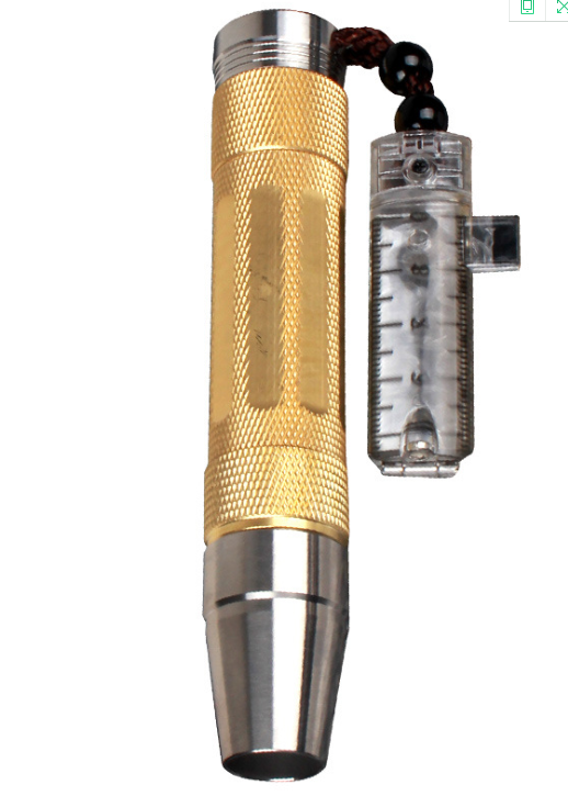 纯铜鉴定文玩LED18650强光手电筒