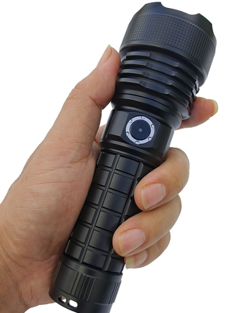 30W白激光LED充电手电筒聚焦远射强光户外照明电灯