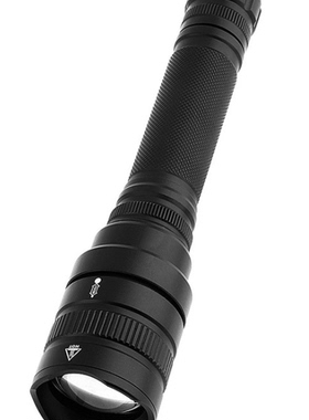 国产P50强光手电伸缩变焦远射 LED铝合金手电筒 两节18650