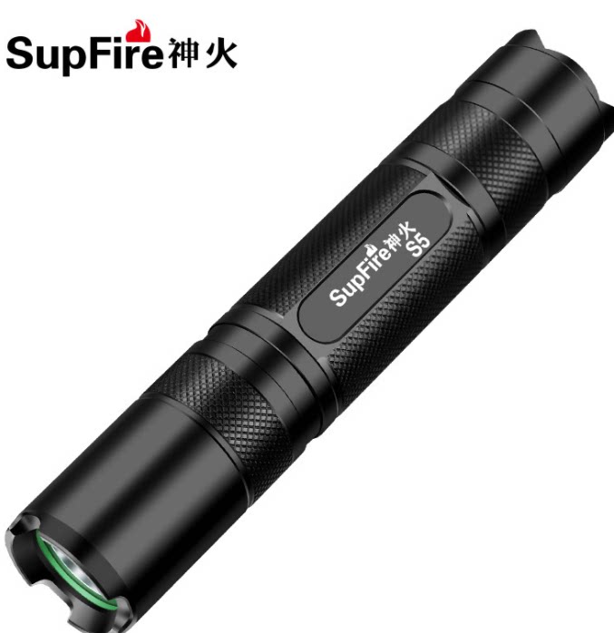 supfire神火小迷你强光手电筒s5家用微型超亮远射可充电防身