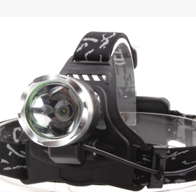 CREE Q5充电式远射头灯夜钓矿灯钓鱼灯户外防水头戴手电筒强光灯