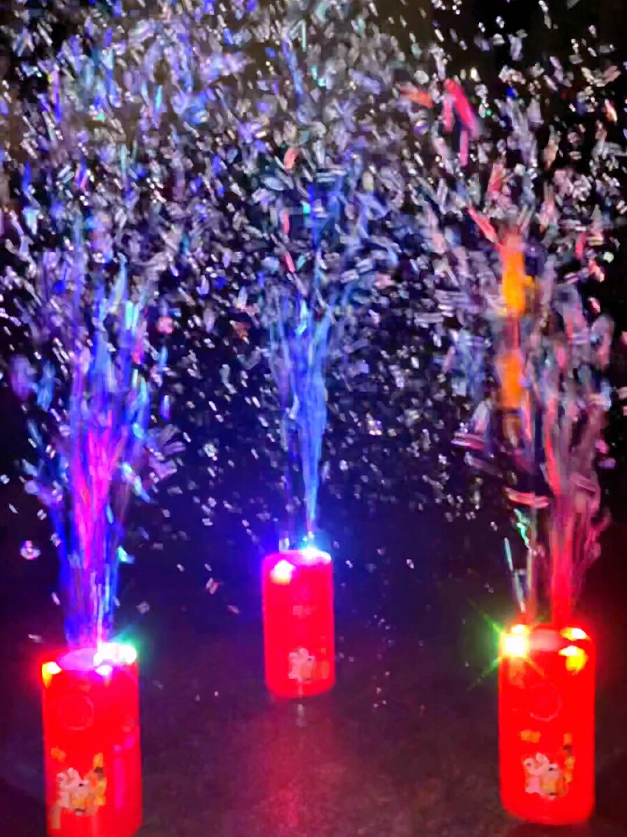 FIREWORKS BUBBLE MACHINE FIRECRACKERS NEW YEARS EVE NEW YEARS EVE 2023 CHILDRENS NEW YEARS TOYS AUTOMATIC NON-LEAKING ELECTRONIC FESTIVAL