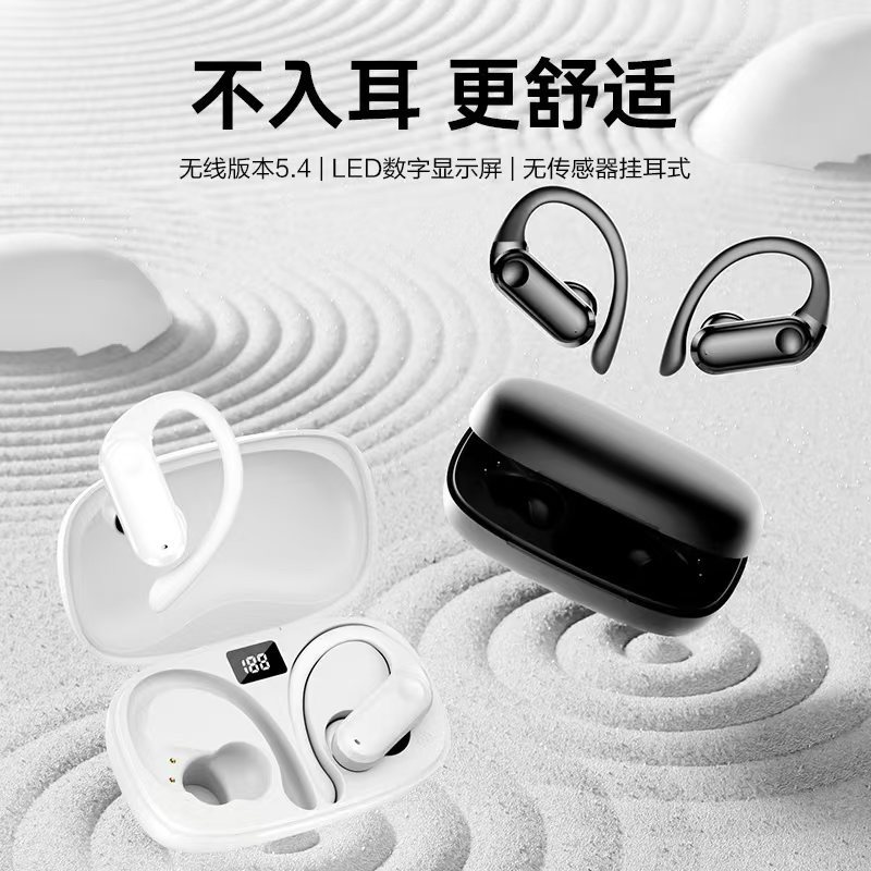 曼哈顿2025新款进口德国柏林之声音质YF-8TWS挂耳式蓝牙耳机无线