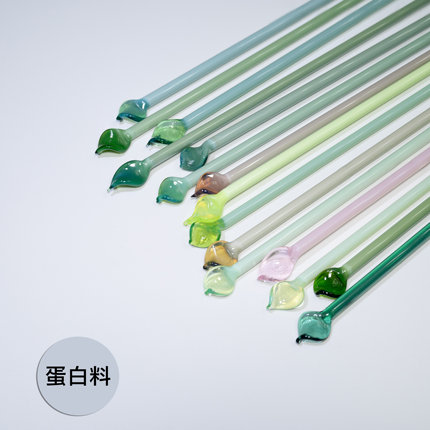 国产蛋白变色料高硼硅玻璃琉璃硬料可烧制灯工DIY彩色玻璃棒材料