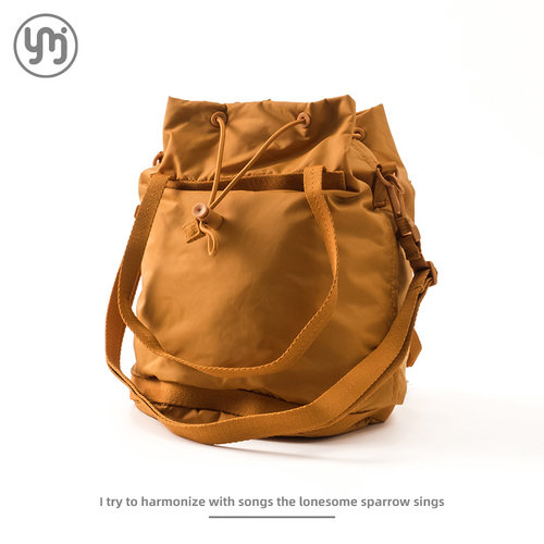 夏季百搭多色水桶包女