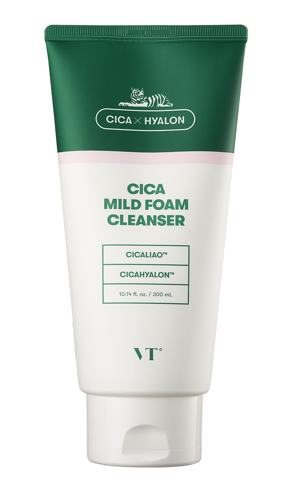 韩国vt老虎洗面奶积雪草祛痘控油深层清洁毛孔补水保湿洁面乳学生